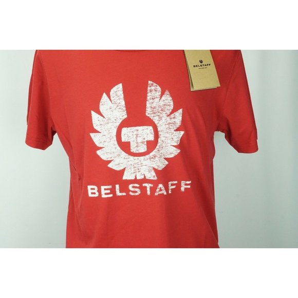 Belstaff Coteland 2.0 Belstaff Red Graphic T Shirt Sz L BRAND NEW W TAGS - Picture 2 of 5